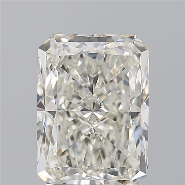 2.21ct J SI1 Rare Carat Ideal Cut Radiant Diamond