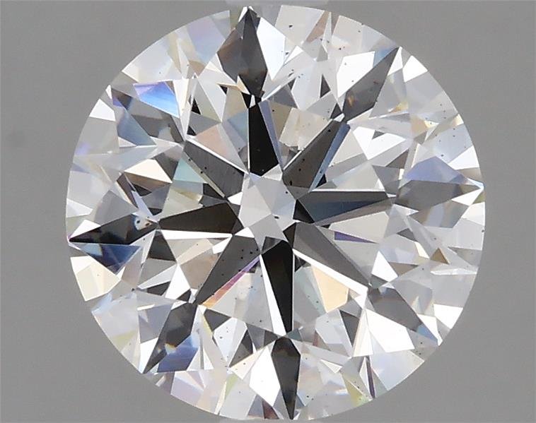 3.14ct F SI1 Excellent Cut Round Lab Grown Diamond