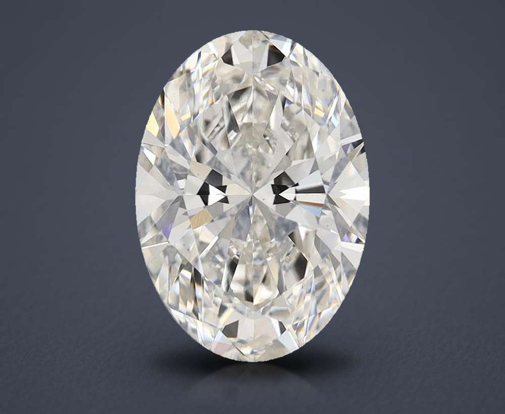 3.70 Carat Oval Lab Diamond