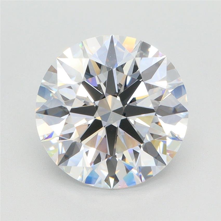 3.53ct D VVS2 Rare Carat Ideal Cut Round Lab Grown Diamond