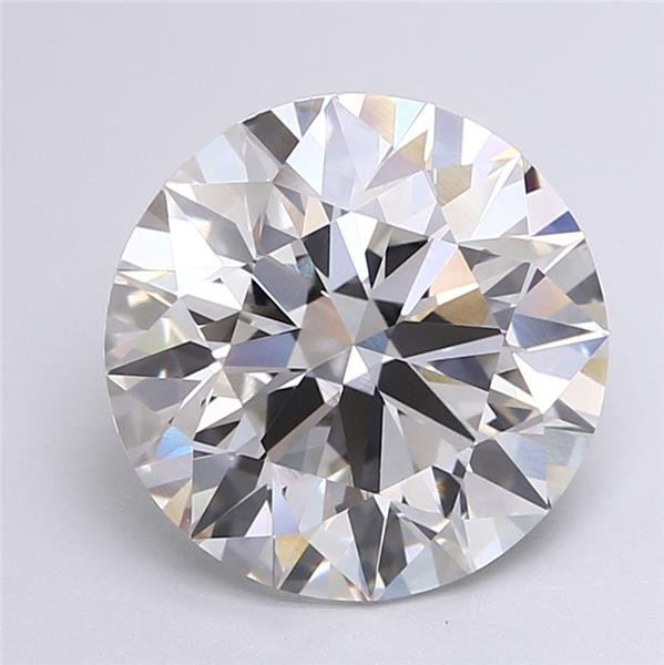 5.39ct H VVS2 Rare Carat Ideal Cut Round Lab Grown Diamond