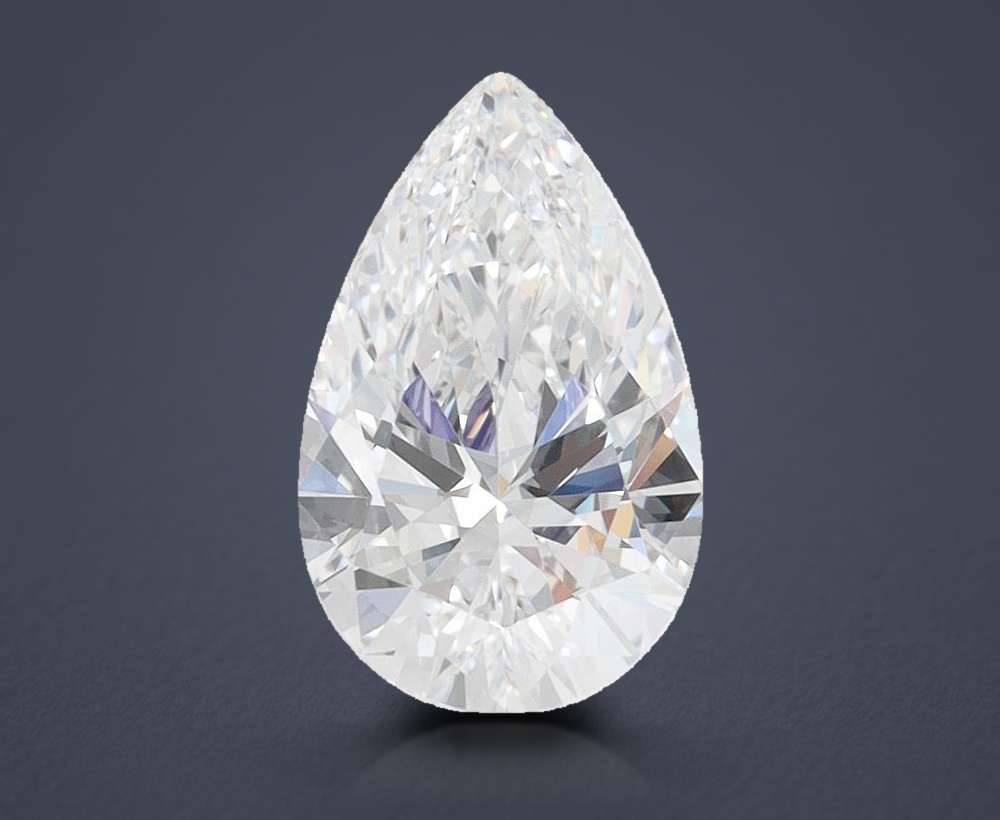 1.44 Carat Pear Lab Diamond
