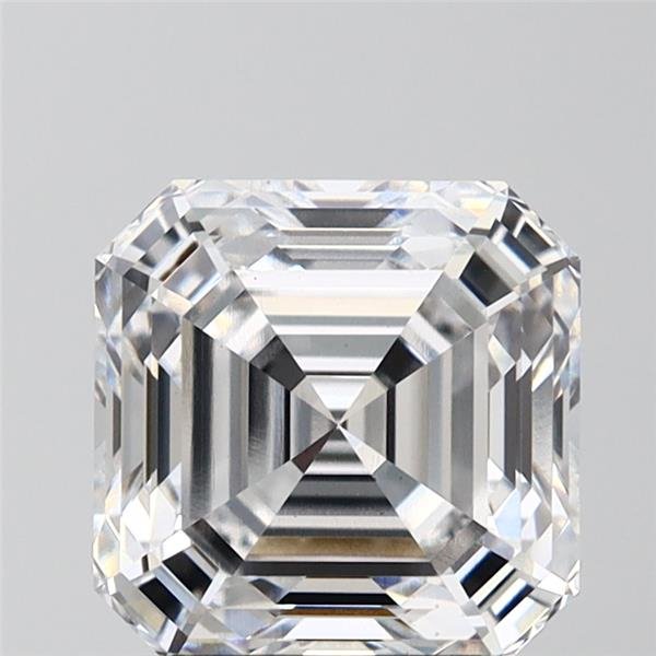 3.08ct E VS1 Rare Carat Ideal Cut Asscher Lab Grown Diamond