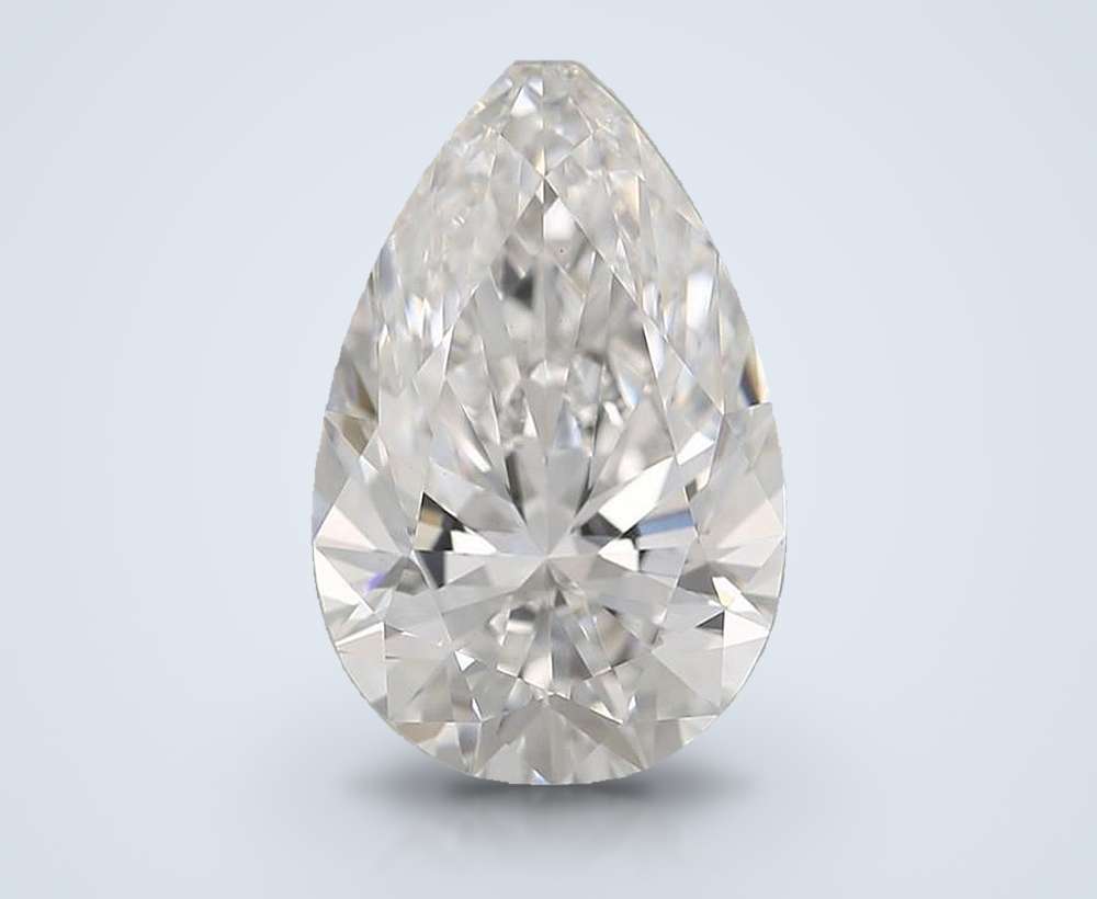 1.63 Carat Pear Lab Diamond