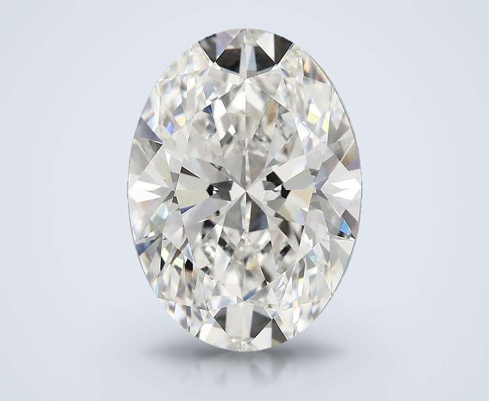 6.00 Carat Oval Lab Diamond