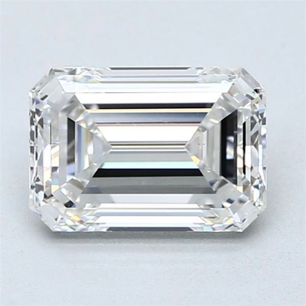 2.01ct F VS1 Excellent Cut Emerald Diamond