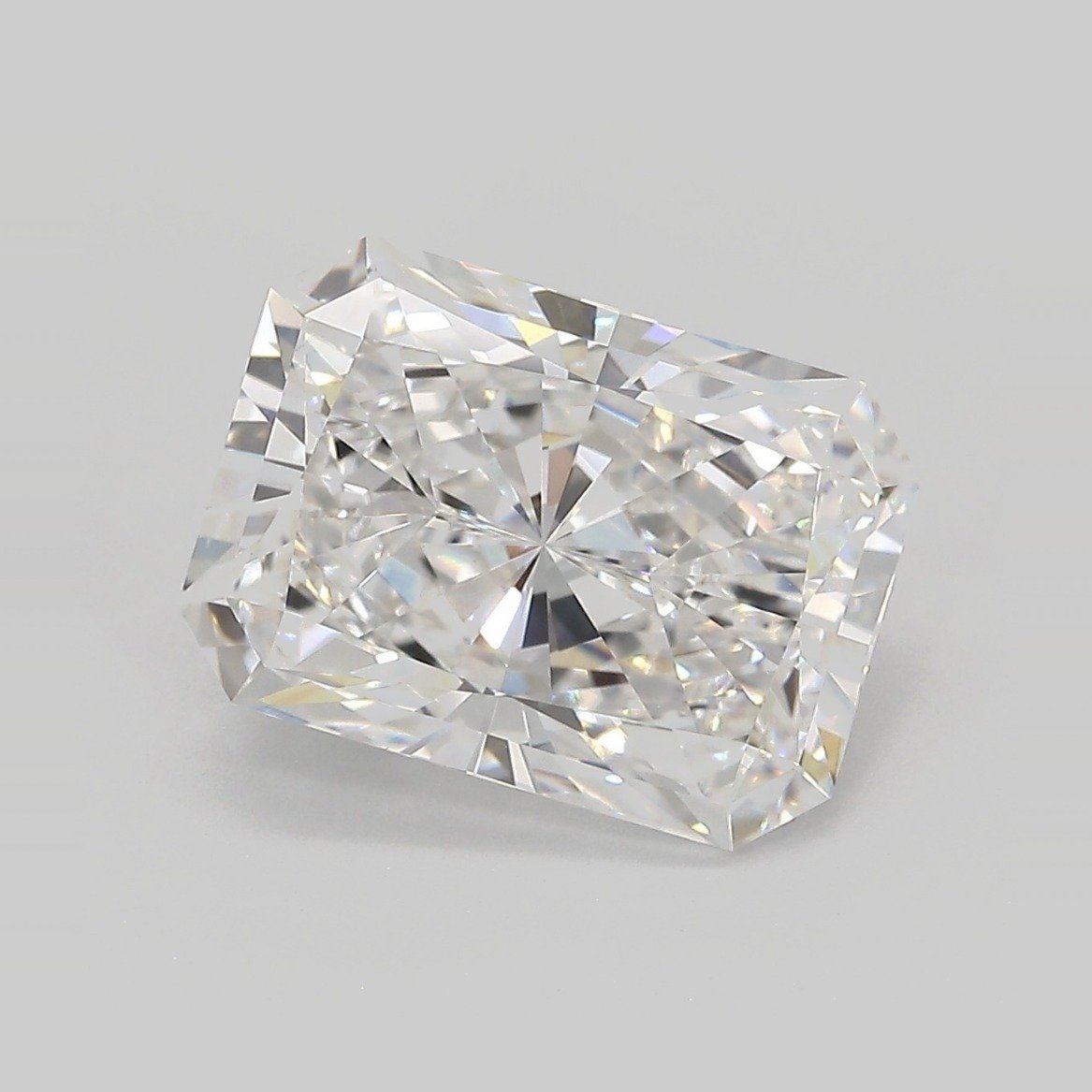 5.05ct E VVS2 Rare Carat Ideal Cut Radiant Lab Grown Diamond