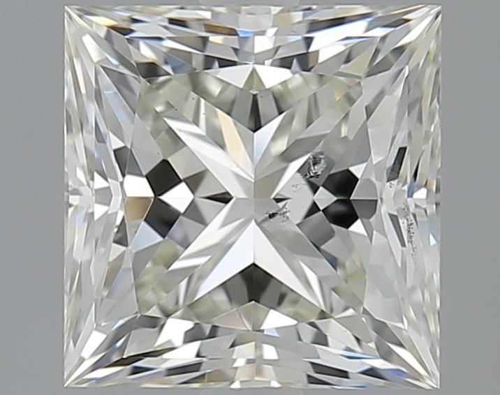 2.51ct J SI1 Rare Carat Ideal Cut Princess Diamond
