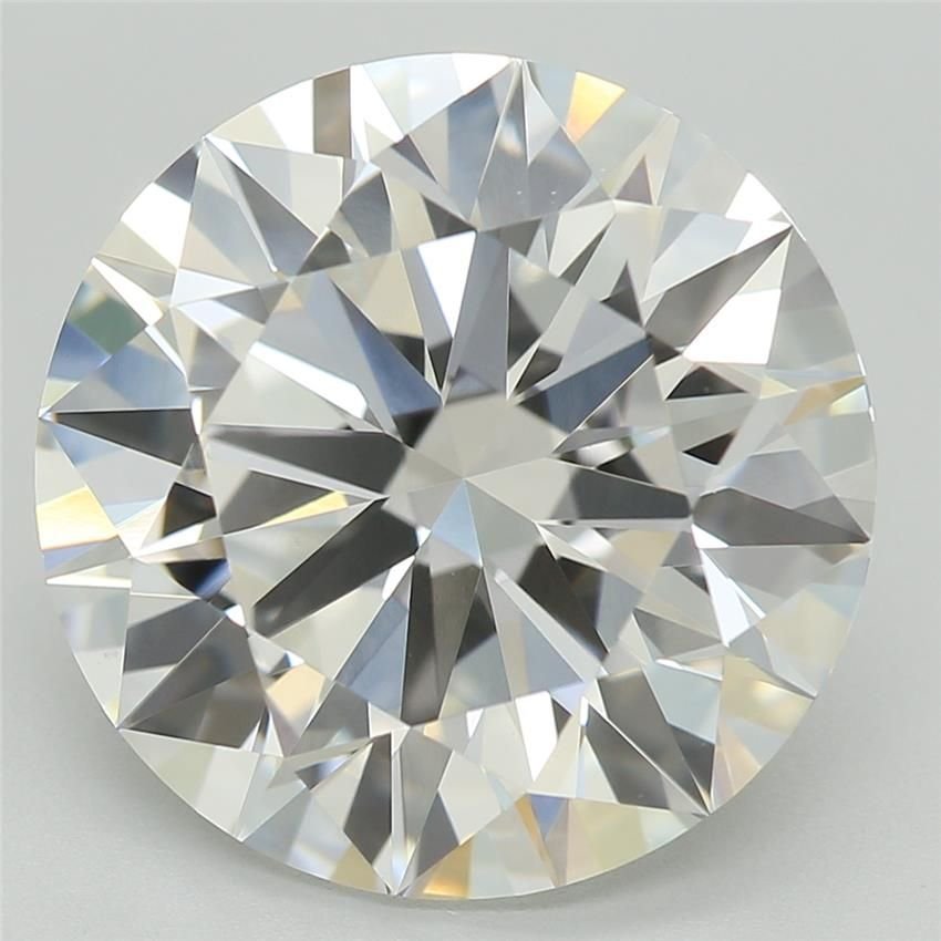 5.01ct E VVS2 Rare Carat Ideal Cut Round Lab Grown Diamond