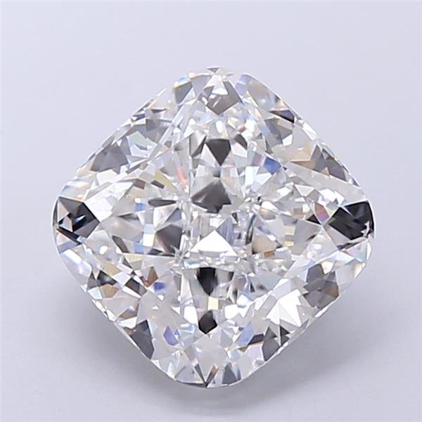 7.03ct E VVS2 Rare Carat Ideal Cut Cushion Lab Grown Diamond