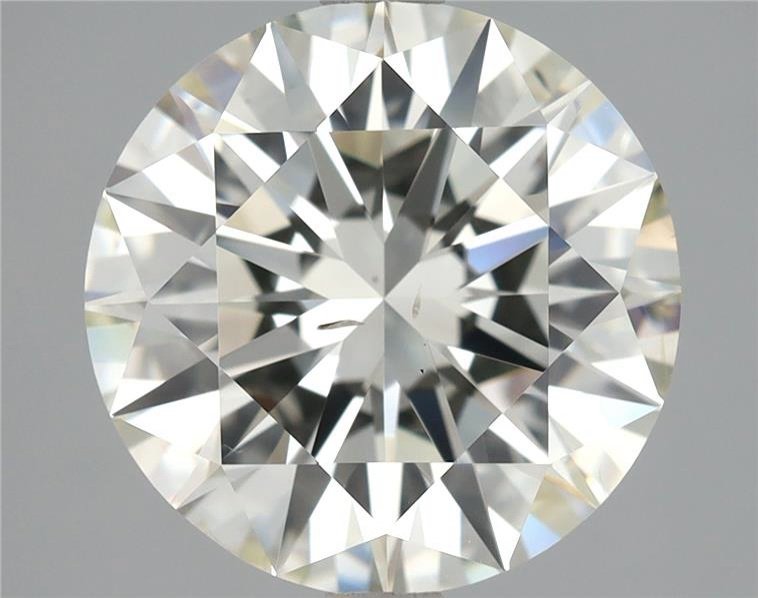 3.09ct J SI1 Excellent Cut Round Diamond