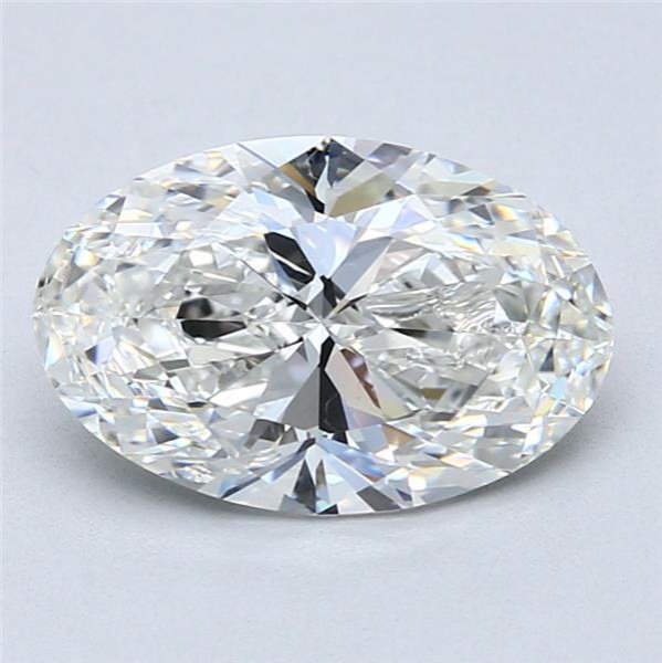 3.01ct G VS1 Rare Carat Ideal Cut Oval Diamond