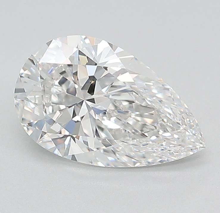 1.13ct E VVS1 Rare Carat Ideal Cut Pear Lab Grown Diamond