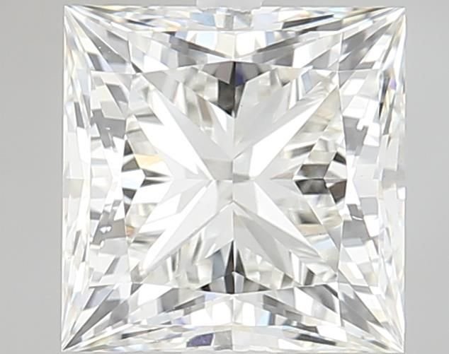 3.37ct H VS1 Rare Carat Ideal Cut Princess Lab Grown Diamond