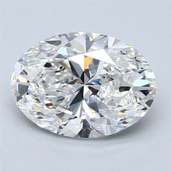 1.70ct F VVS2 Rare Carat Ideal Cut Oval Diamond