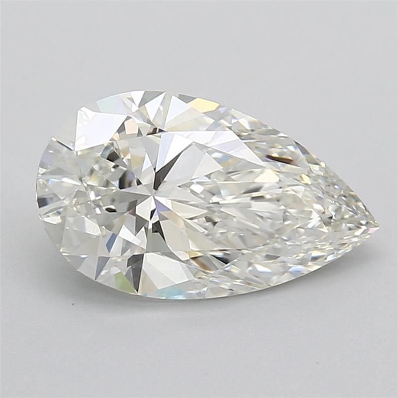 3.01ct G VS1 Rare Carat Ideal Cut Pear Lab Grown Diamond