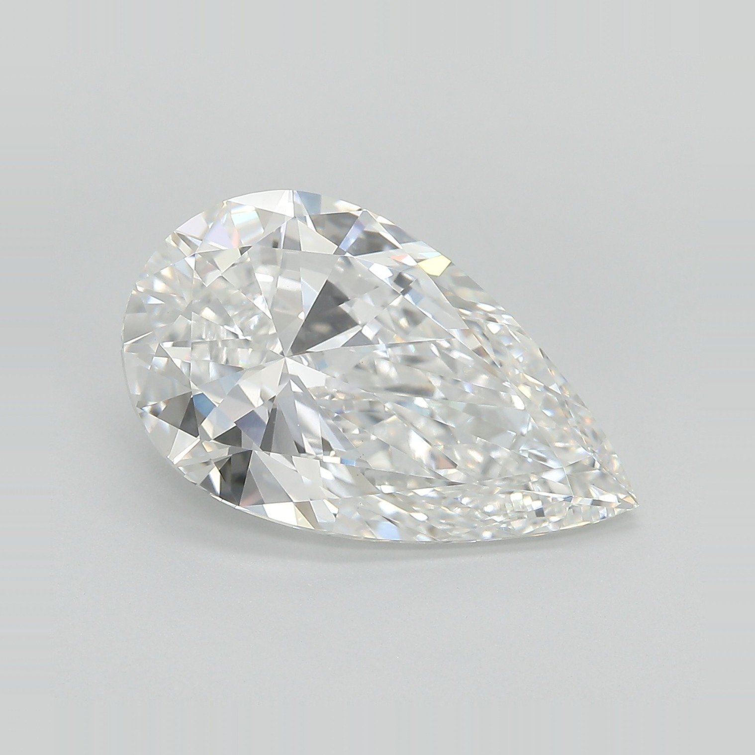 7.01ct E VS1 Very Good Cut Pear Lab Grown Diamond