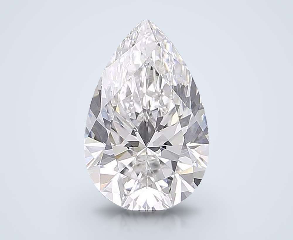 2.00 Carat Pear Lab Diamond