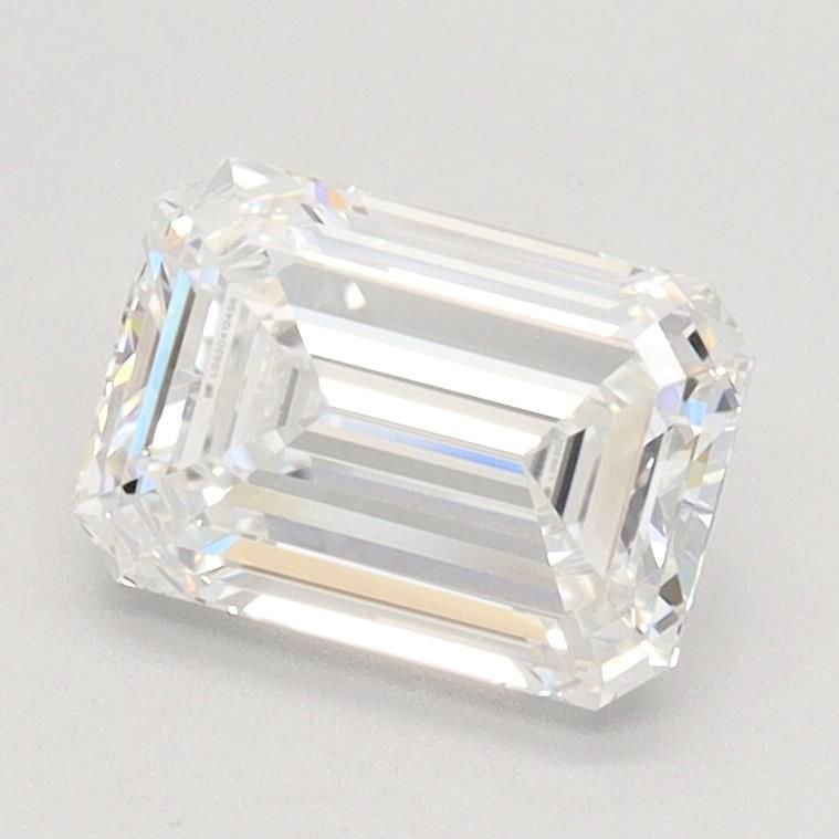 1.50ct E VS1 Rare Carat Ideal Cut Emerald Lab Grown Diamond