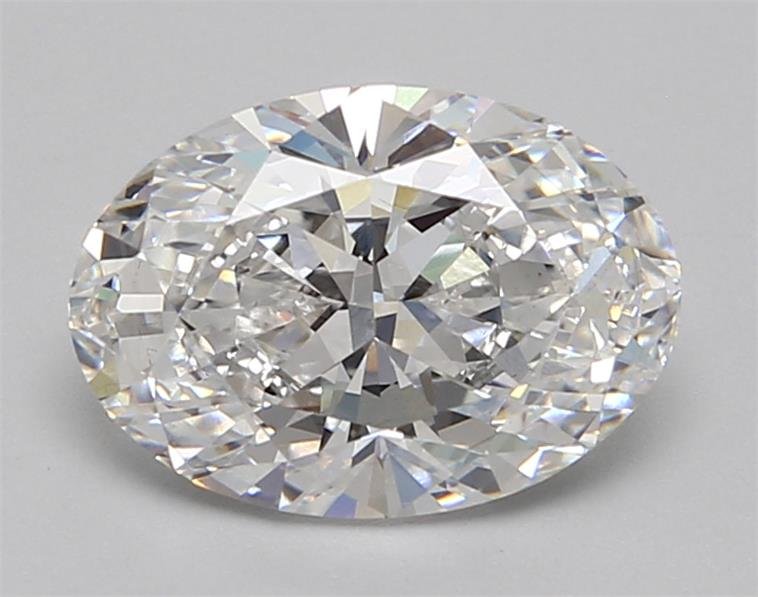 3.01ct E VS1 Rare Carat Ideal Cut Oval Lab Grown Diamond