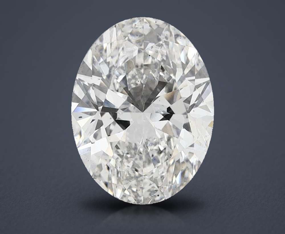 2.96 Carat Oval Lab Diamond