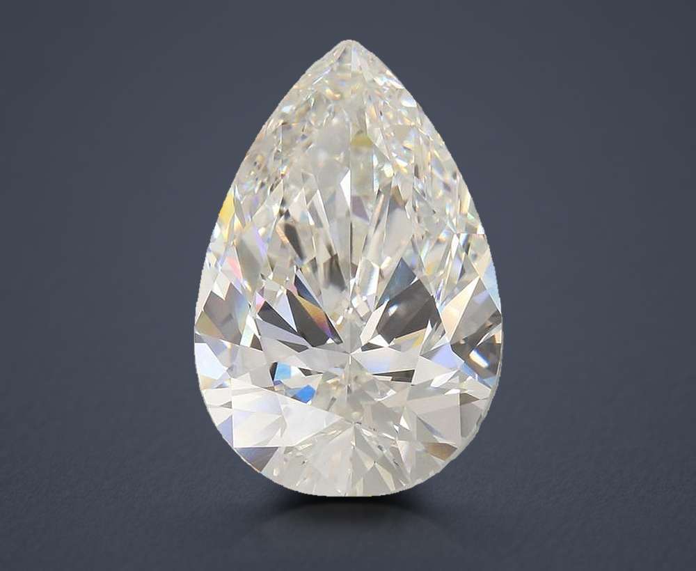 19.74 Carat Pear Lab Diamond