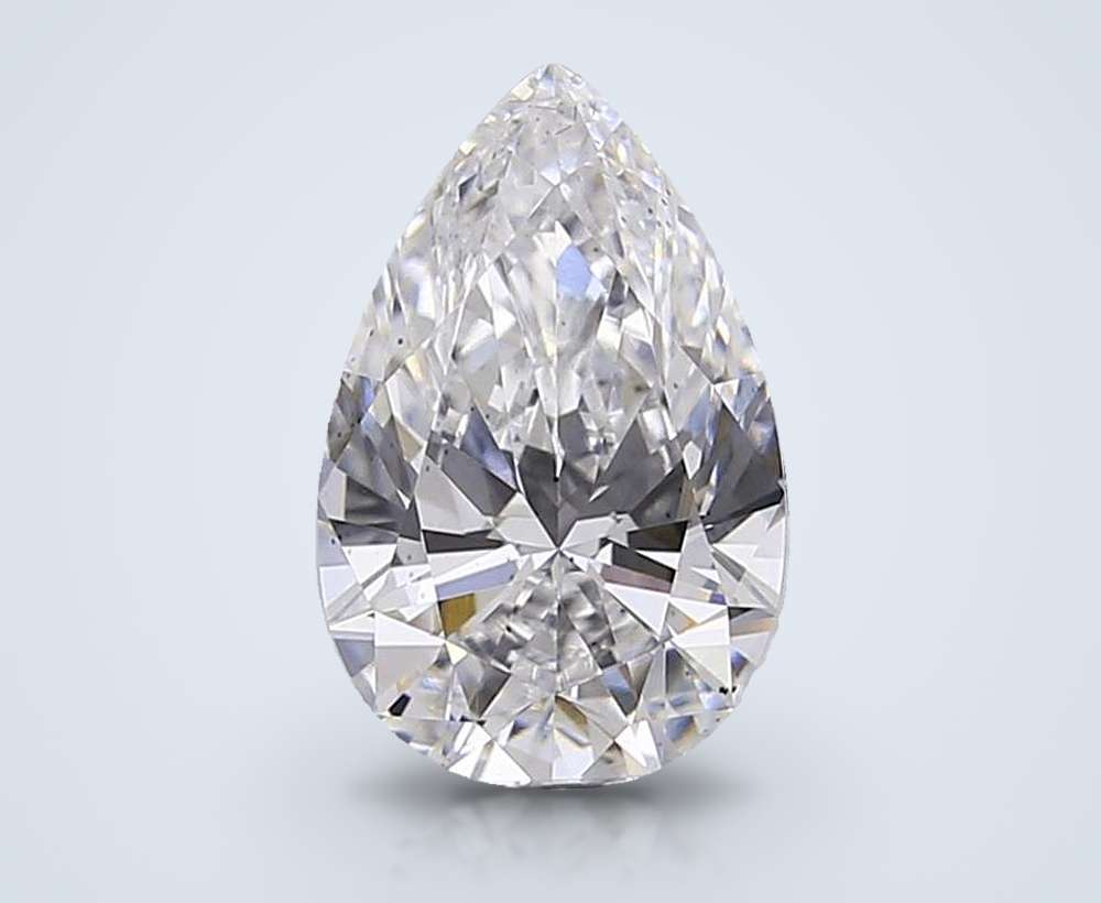 0.75 Carat Pear Lab Diamond