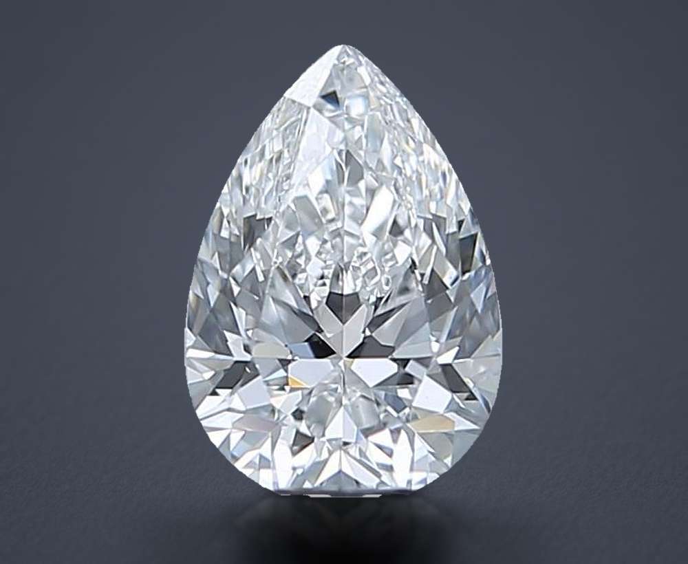 0.80 Carat Pear Natural Diamond