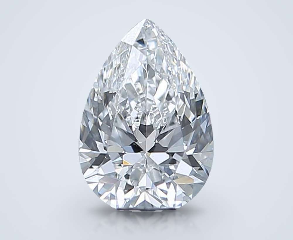 0.80 Carat Pear Natural Diamond
