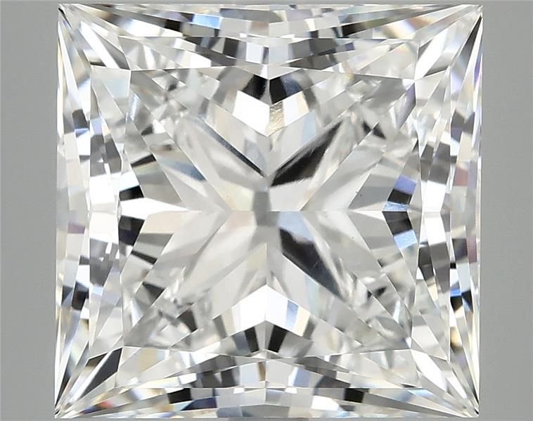8.05ct E VVS2 Rare Carat Ideal Cut Princess Lab Grown Diamond