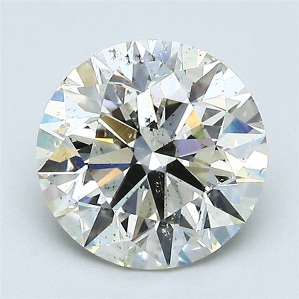 1.71ct K SI2 Rare Carat Ideal Cut Round Diamond