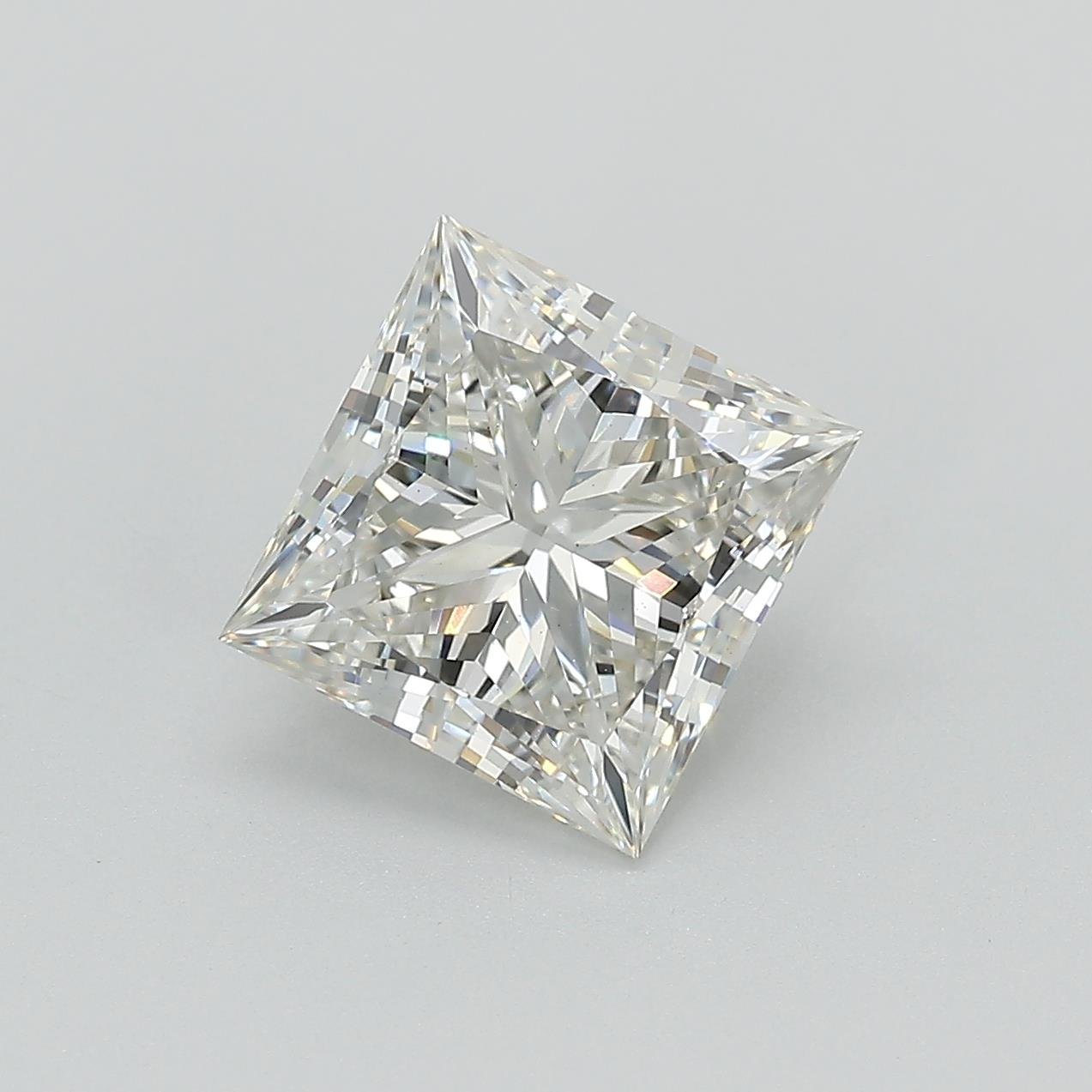 3.07ct I VS1 Rare Carat Ideal Cut Princess Lab Grown Diamond