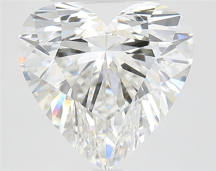 5.54ct F VS1 Excellent Cut Heart Lab Grown Diamond