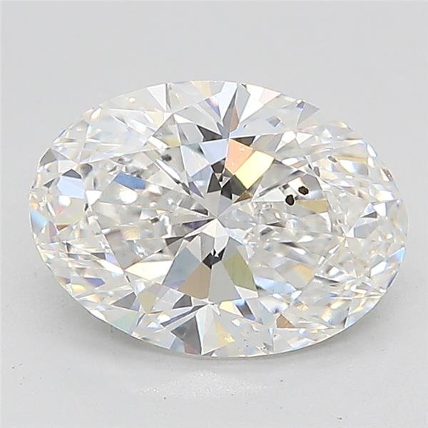 2.05ct E SI1 Rare Carat Ideal Cut Oval Lab Grown Diamond