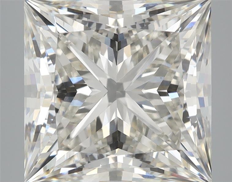 6.17ct H VS1 Rare Carat Ideal Cut Princess Lab Grown Diamond