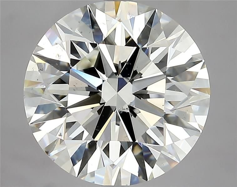 5.51ct I SI1 Rare Carat Ideal Cut Round Diamond