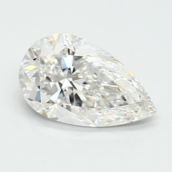 0.61ct E VS1 Very Good Cut Pear Lab Grown Diamond