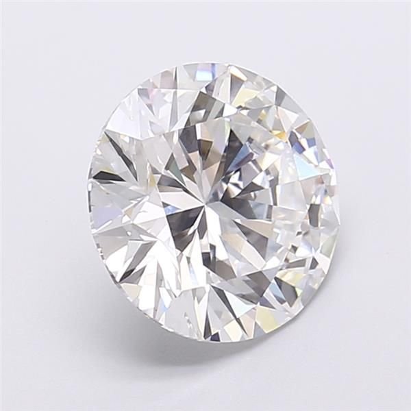 5.11ct E VVS2 Excellent Cut Round Lab Grown Diamond