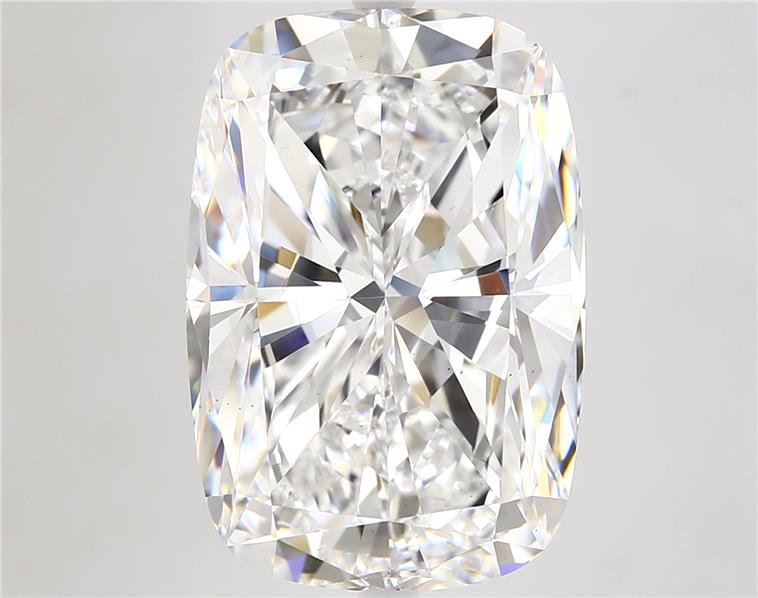 10.51ct D VS2 Rare Carat Ideal Cut Cushion Diamond