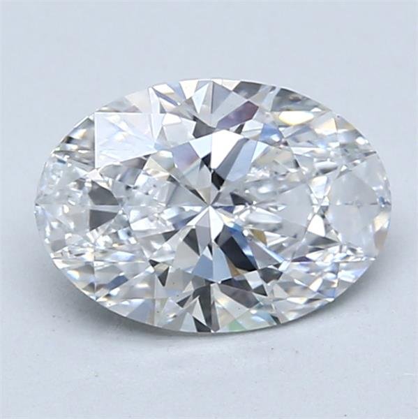 1.31ct D VS2 Rare Carat Ideal Cut Oval Lab Grown Diamond