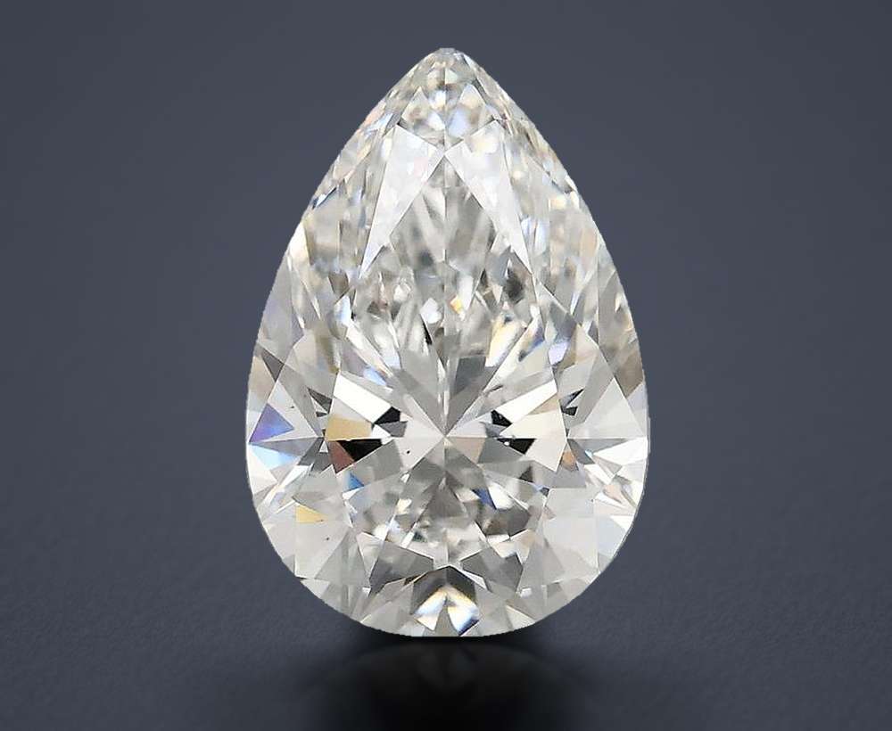 2.90 Carat Pear Lab Diamond