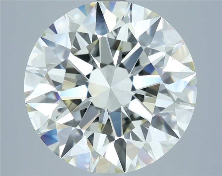 6.44ct J VVS2 Rare Carat Ideal Cut Round Diamond