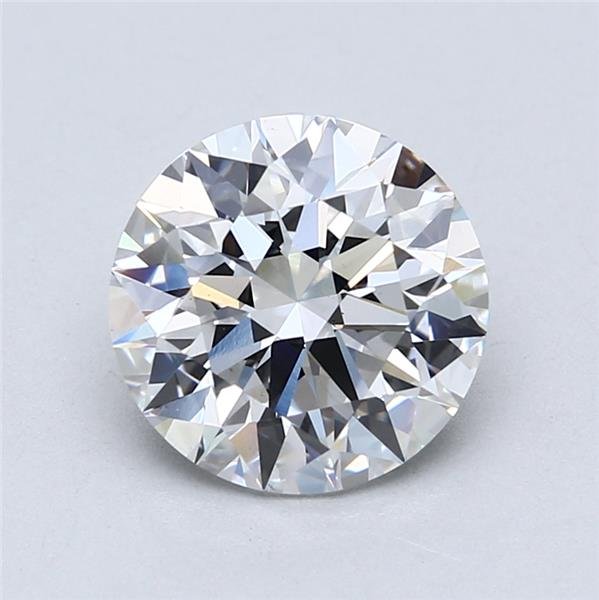 2.67ct D VS2 Rare Carat Ideal Cut Round Lab Grown Diamond