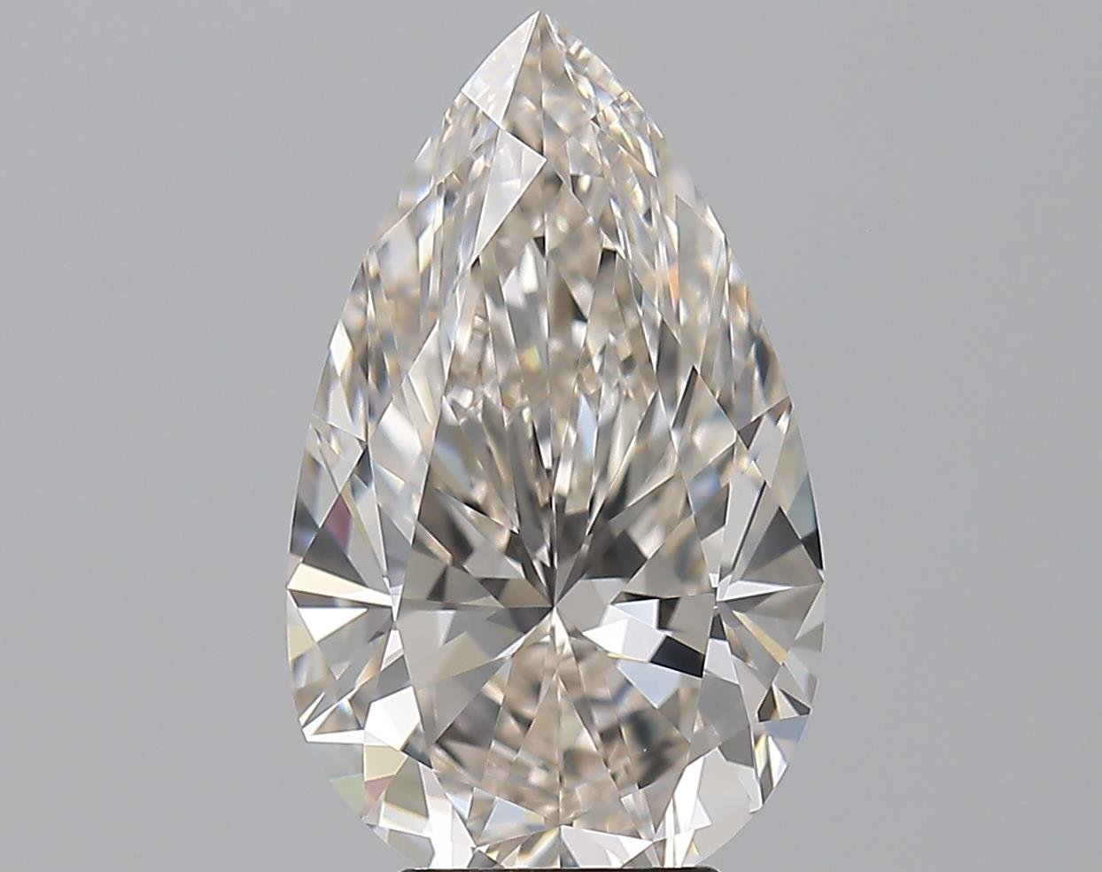 4.61ct J VVS1 Rare Carat Ideal Cut Pear Diamond