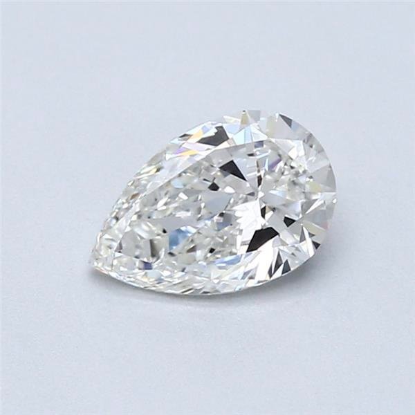 0.71ct H IF Very Good Cut Pear Diamond