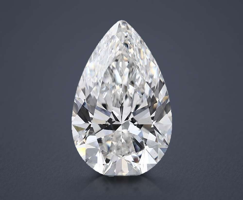 4.98 Carat Pear Lab Diamond
