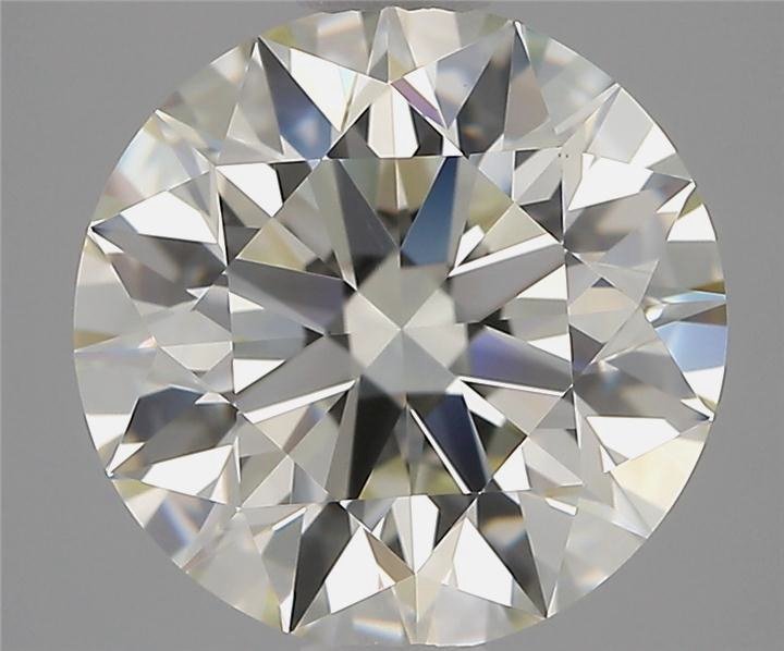 2.60ct J VS1 Rare Carat Ideal Cut Round Diamond