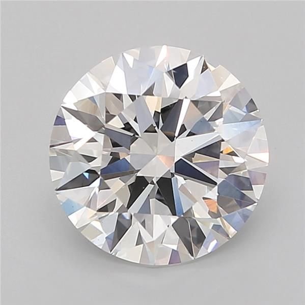 3.55ct F VS1 Rare Carat Ideal Cut Round Lab Grown Diamond