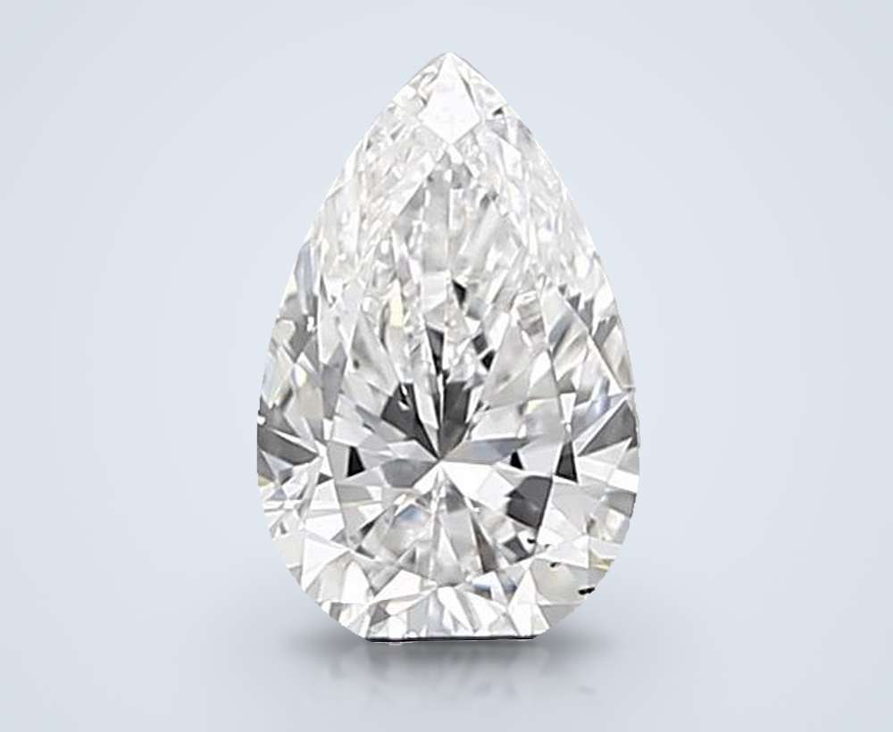 0.76 Carat Pear Lab Diamond