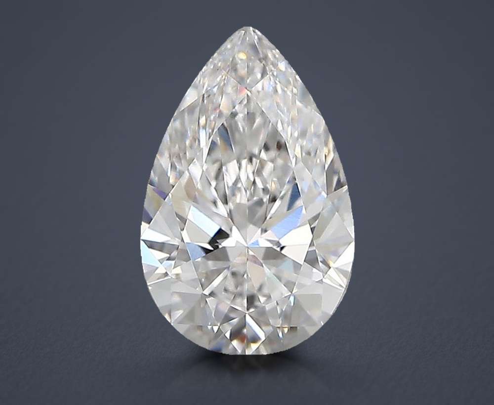 2.00 Carat Pear Lab Diamond